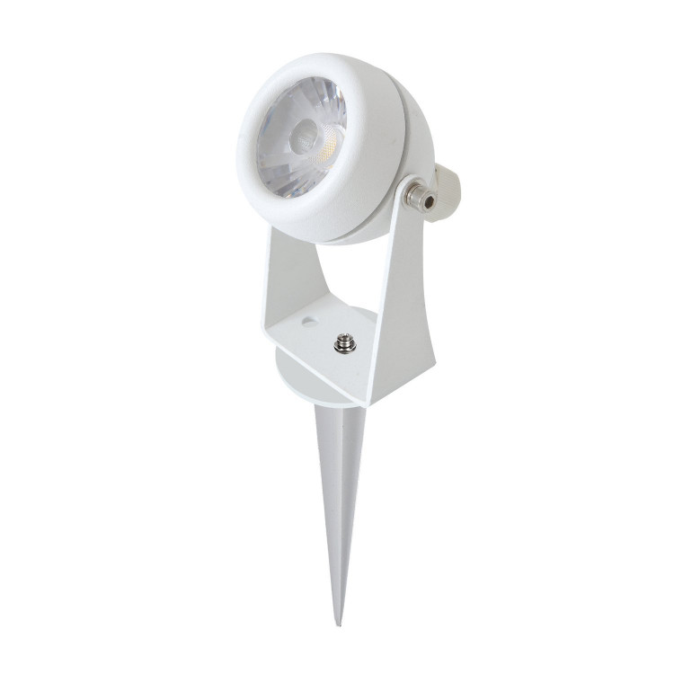 SL098.505.01 Светильник уличный наземный ST-Luce Белый/Прозрачный LED 1*8W 4000K