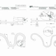 718010301 Риббон 20W LED 220 V люстра - 718010301 Риббон 20W LED 220 V люстра