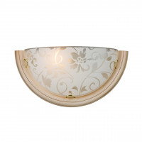 056 SN 112 Бра стекло E27 1*100Вт 360х180 PROVENCE CREMA