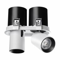 358341 SPOT NT19 259 белый/черный Встраиваемый светильник IP20 LED 3000К 24W 220V LANZA - 358341 SPOT NT19 259 белый/черный Встраиваемый светильник IP20 LED 3000К 24W 220V LANZA