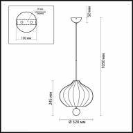 4458/3 COMFI LN20 084 хром, белый Светильник подвесной E27 3*60W 220V JULIET - 4458/3 COMFI LN20 084 хром, белый Светильник подвесной E27 3*60W 220V JULIET