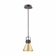 3787/1 MODERNI LN19 160 матовый черный, золотой Подвес E14 1*40W 220V OLLIE - 3787/1 MODERNI LN19 160 матовый черный, золотой Подвес E14 1*40W 220V OLLIE