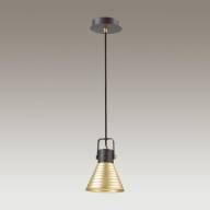 3787/1 MODERNI LN19 160 матовый черный, золотой Подвес E14 1*40W 220V OLLIE - 3787/1 MODERNI LN19 160 матовый черный, золотой Подвес E14 1*40W 220V OLLIE