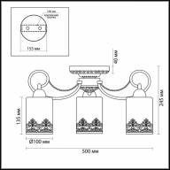 3070/3C COMFI LN16 067 бронзовый Люстра потолочная E27 3*40W 220V CITADELLA - 3070/3C COMFI LN16 067 бронзовый Люстра потолочная E27 3*40W 220V CITADELLA