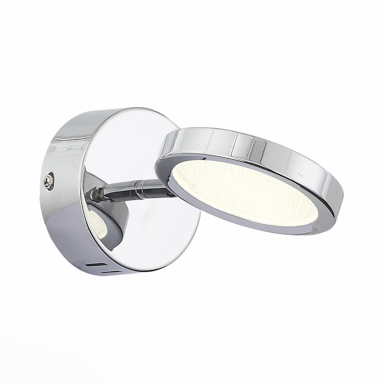 SL576.101.01 Светильник настенно-потолочный ST-Luce Хром/Хром, Прозрачный LED 1*5W 4000K