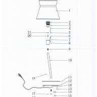 640030201 Виолетта 1*60W E27 220 V наст. лампа - 640030201 Виолетта 1*60W E27 220 V наст. лампа