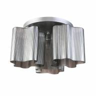 SL117.702.03 Люстра потолочная ST-Luce Серебристый/Дымчатый E27 3*60W - SL117.702.03 Люстра потолочная ST-Luce Серебристый/Дымчатый E27 3*60W