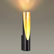 3816/8WL HIGHTECH ODL19 189 черн с золотом/металл Настенный светильник LED 6W 3000К 80х60 WHITNEY - 3816/8WL HIGHTECH ODL19 189 черн с золотом/металл Настенный светильник LED 6W 3000К 80х60 WHITNEY