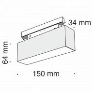Трековый светильник Technical TR012-2-7W3K-B - Трековый светильник Technical TR012-2-7W3K-B