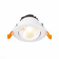 ST211.548.08.24 Св-к встр. Белый LED 1*8W 4000K 640Lm Ra80 24° IP20 D86xH50 220-240V