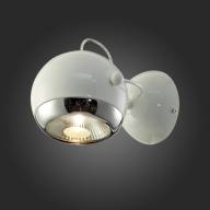 SL873.501.01 Бра ST-Luce Белый/Белый, Хром GU10 1*75W - SL873.501.01 Бра ST-Luce Белый/Белый, Хром GU10 1*75W