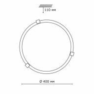 253 золото GLASSI SN 114 Светильник стекло/белое E27 2*100Вт D400 DUNA - 253 золото GLASSI SN 114 Светильник стекло/белое E27 2*100Вт D400 DUNA