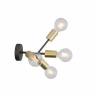 SL437.401.04 Бра ST-Luce Золото,Черный E27 4*60W - SL437.401.04 Бра ST-Luce Золото,Черный E27 4*60W