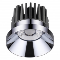 357589 SPOT NT18 249 хром Встраиваемый светильник IP44 LED 3000K 10W 100-265V METIS