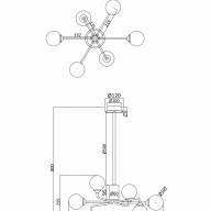 Люстра Freya FR5120PL-06G - Люстра Freya FR5120PL-06G