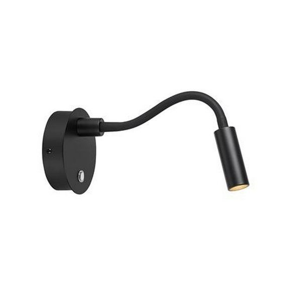 107323 Светильник настенный Черный/Черный LED 1*3W