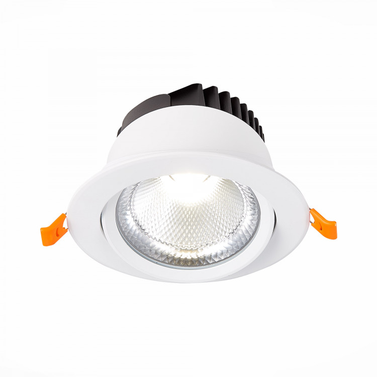 ST211.538.15.24 Св-к встр. Белый LED 1*15W 3000K 1 125Lm Ra80 24° IP20 D109xH65 220-240V