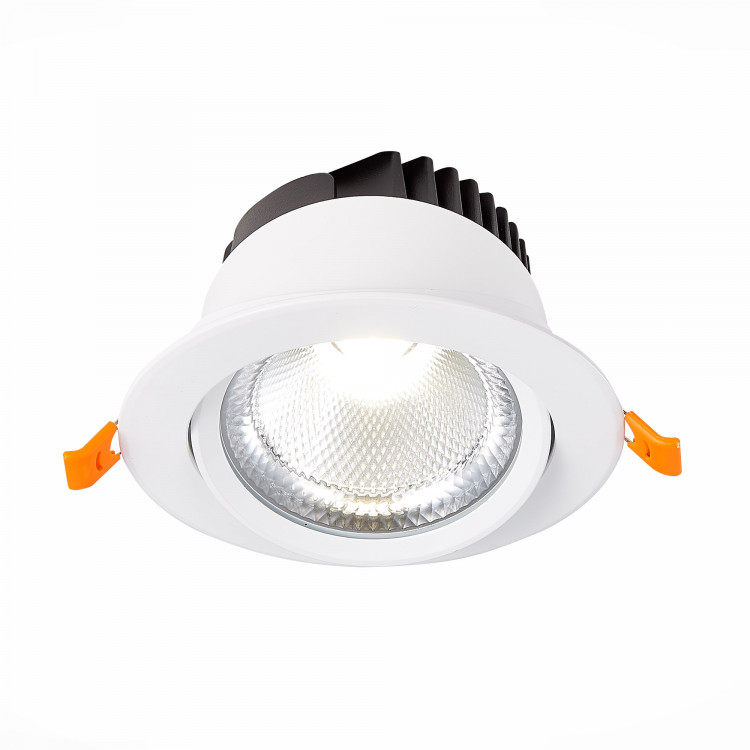 ST211.548.15.24 Св-к встр. Белый LED 1*15W 4000K 1 125Lm Ra80 24° IP20 D109xH65 220-240V