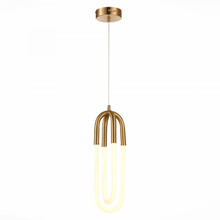 SL1579.303.02 Подвес ST-Luce Латунь/Латунь, Белый LED 2*14W 3000K
