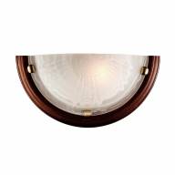 036 GL-WOOD SN 111 Бра стекло/белое/темный орех E27 1*100Вт 360х180 LUFE WOOD - 036 GL-WOOD SN 111 Бра стекло/белое/темный орех E27 1*100Вт 360х180 LUFE WOOD