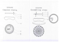 325014401 Омега 22W LED 220 V люстра