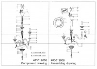483012008 Элла 8*40W E14 220 V люстра