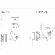254027401 Версаче 1*60W E27 220 V бра - 254027401 Версаче 1*60W E27 220 V бра