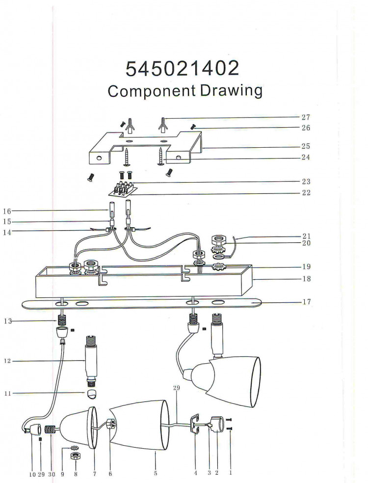 545021402 Астор 2*50W GU10 220 V спот