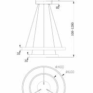 Подвесной светильник Technical MOD058PL-L55W4K - Подвесной светильник Technical MOD058PL-L55W4K