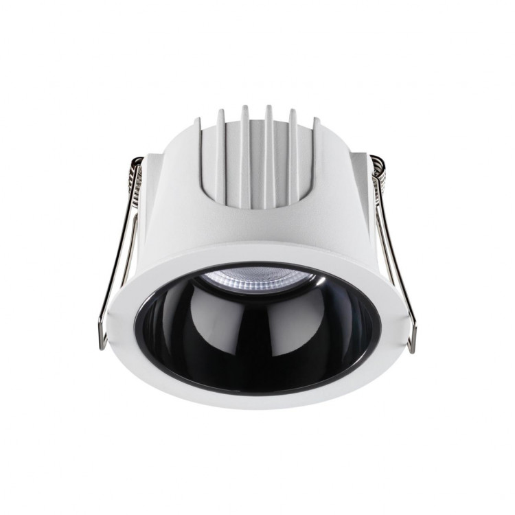 358691 SPOT NT21 251 белый/черный Светильник встраиваемый светодиодный IP20 LED 4000К 10W 100-265V KNOF