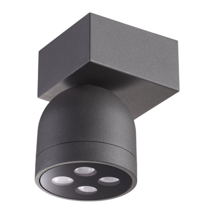 358113 STREET NT19 326 темно-серый  Ландшафтный настен.светильник IP65 LED 3000К 10W GALEATI