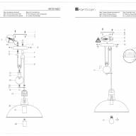497014601 Хоф 1*60 W E27 220 V люстра - 497014601 Хоф 1*60 W E27 220 V люстра