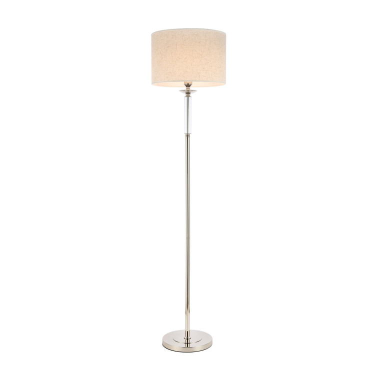 SL1752.105.01 Торшер ST-Luce Никель/Бежевый E27 1*60W (из 2-х коробок)