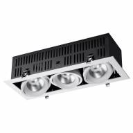 358442 SPOT NT20 266 бел/черн Встраиваемый карданный светильник IP20 LED 4000К 3*24W 100-265V GESSO - 358442 SPOT NT20 266 бел/черн Встраиваемый карданный светильник IP20 LED 4000К 3*24W 100-265V GESSO