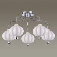 4458/5C COMFI LN20 084 хром, белый Люстра потолочная E27 5*60W 220V JULIET - 4458/5C COMFI LN20 084 хром, белый Люстра потолочная E27 5*60W 220V JULIET