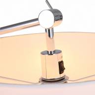 SL460.105.01 Торшер ST-Luce Хром/Белый E27 1*60W (из 2-х коробок) - SL460.105.01 Торшер ST-Luce Хром/Белый E27 1*60W (из 2-х коробок)