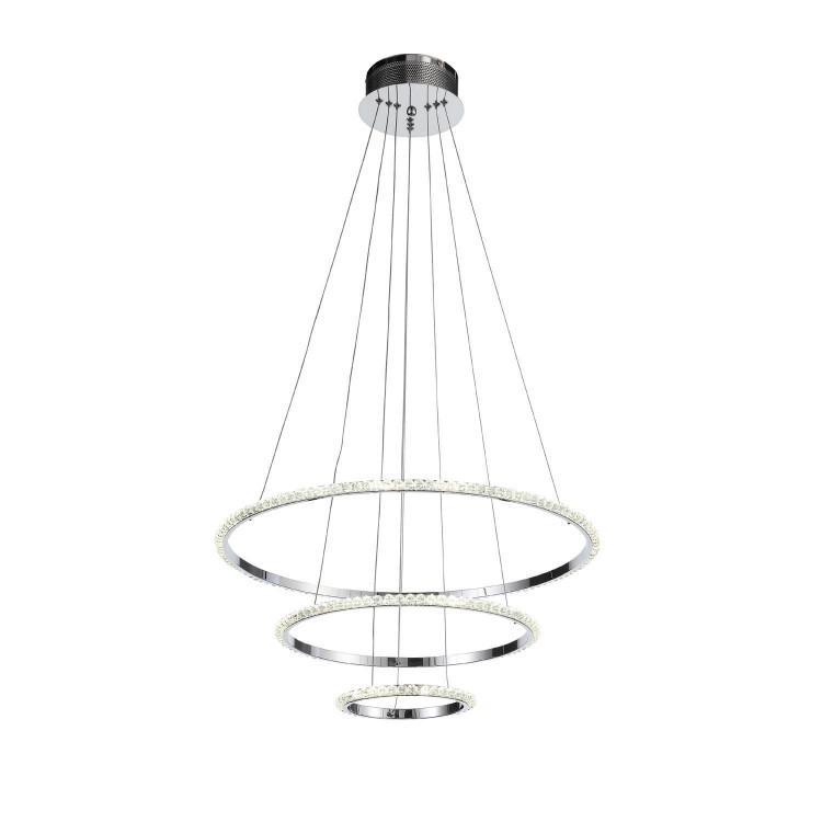 SL1501.103.03 Люстра подвесная ST-Luce Хром/Прозрачный LED 1*35,5W 4000K