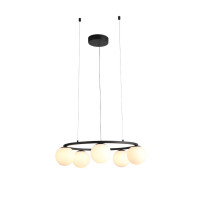 SL1581.403.05 Светильник подвесной ST-Luce Черный/Белый LED 5*8W 3000K