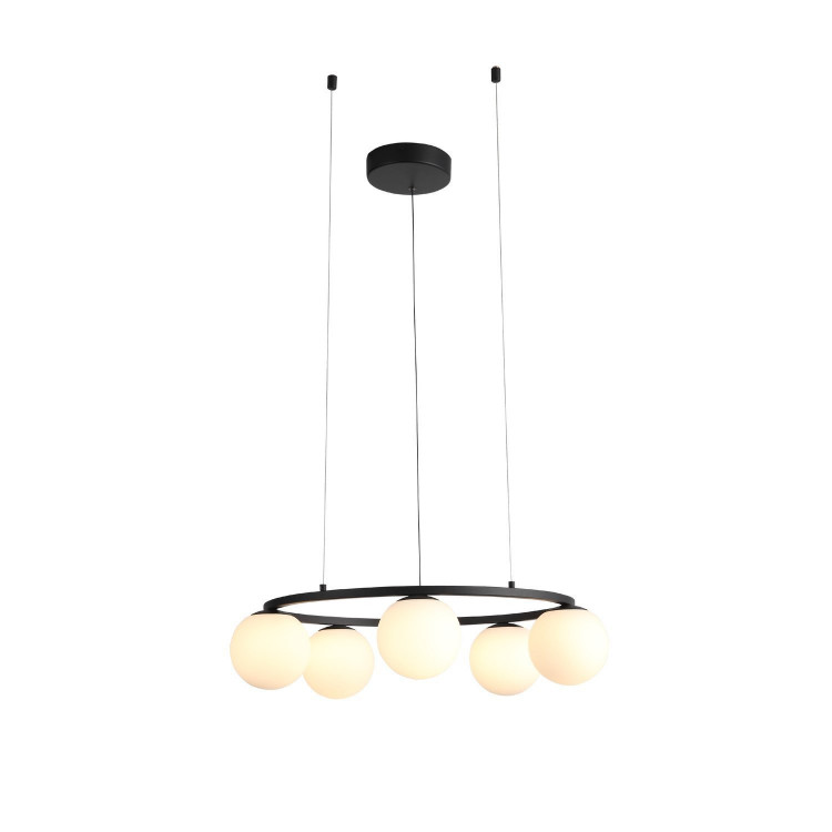 SL1581.403.05 Светильник подвесной ST-Luce Черный/Белый LED 5*8W 3000K