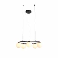 SL1581.403.05 Светильник подвесной ST-Luce Черный/Белый LED 5*8W 3000K - SL1581.403.05 Светильник подвесной ST-Luce Черный/Белый LED 5*8W 3000K