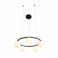 SL1581.403.05 Светильник подвесной ST-Luce Черный/Белый LED 5*8W 3000K - SL1581.403.05 Светильник подвесной ST-Luce Черный/Белый LED 5*8W 3000K