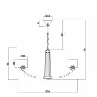 Люстра Freya FR5003PL-08B - Люстра Freya FR5003PL-08B