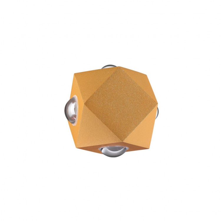 4220/8WL HIGHTECH ODL21 189 золотист/металл Настенный светильник IP54 LED 8W 724Лм 3200K DIAMANTA