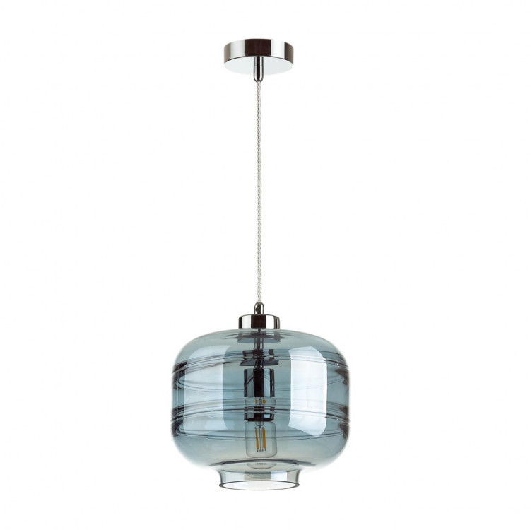 4770/1 PENDANT ODL21 281 голубой/хром Подвес E27 60W STORBI