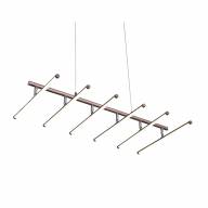 SLD003.303.06 Люстра подвесная ST-Luce Кофейный/Белый LED 6*8W 4000K - SLD003.303.06 Люстра подвесная ST-Luce Кофейный/Белый LED 6*8W 4000K