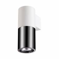 3834/1W HIGHTECH ODL19 161 белый с черным/металл Настенный светильник GU10 1*50W D91хH180 DUETTA - 3834/1W HIGHTECH ODL19 161 белый с черным/металл Настенный светильник GU10 1*50W D91хH180 DUETTA