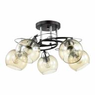 3507/5C COMFI LN18 073 хром, венге Люстра потолочная E27 5*60W 220V MELEFA - 3507/5C COMFI LN18 073 хром, венге Люстра потолочная E27 5*60W 220V MELEFA