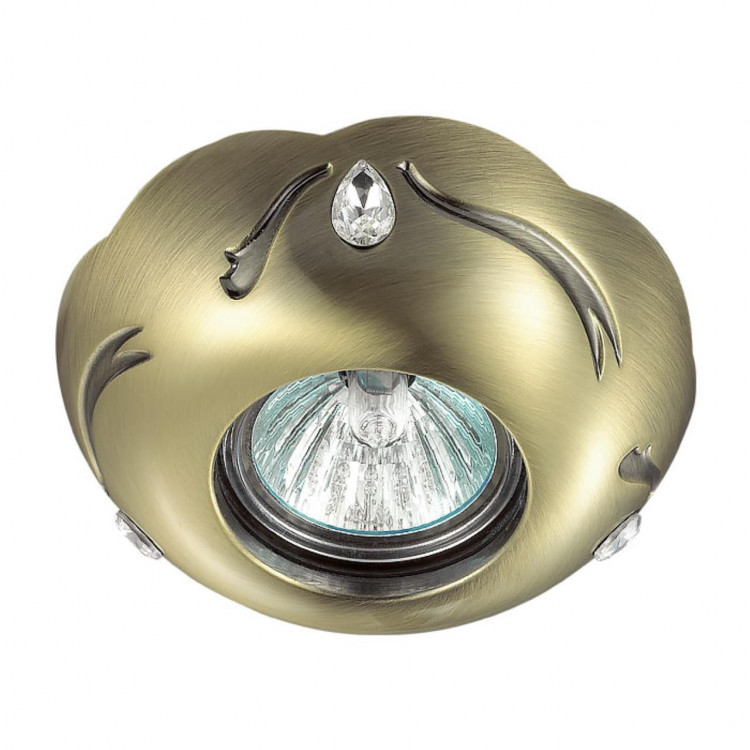 370287 SPOT NT17 бронза Встраиваемый стандартный светильник GX5.3 50W 12V GRAIN