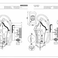 800020303 Шато 3*40W E14 220 V IP44 светильник - 800020303 Шато 3*40W E14 220 V IP44 светильник