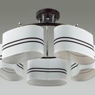 3056/5C COMFI LN16 087 хром/черный/ткань Люстра потолочная E14 5*40W 220V IVARA - 3056/5C COMFI LN16 087 хром/черный/ткань Люстра потолочная E14 5*40W 220V IVARA